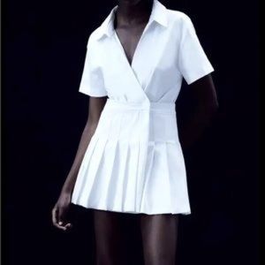 Zara pleated skirt dress